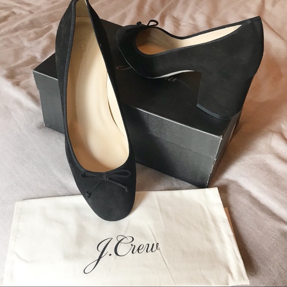 J. Crew Shoes | J Crew Evie Suede Ballet Heel Slipper Size 10 | Poshmark